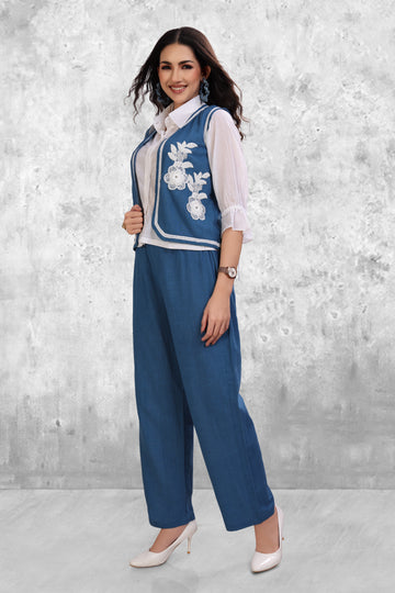 Indigo Bloom Co-ord