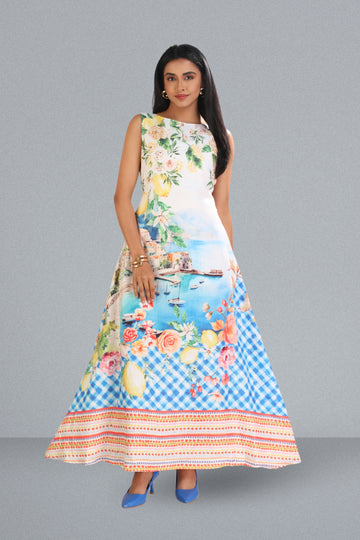 Amalfi Coast Maxi Dress