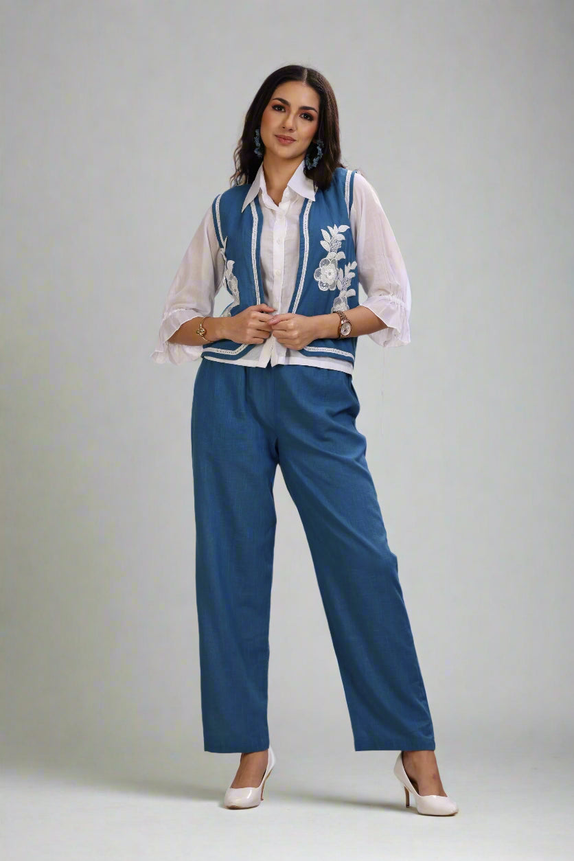 Indigo Bloom Co-ord