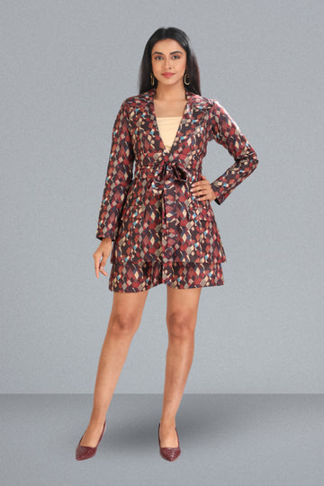 Marquise Cotton Blazer Co-ord Set
