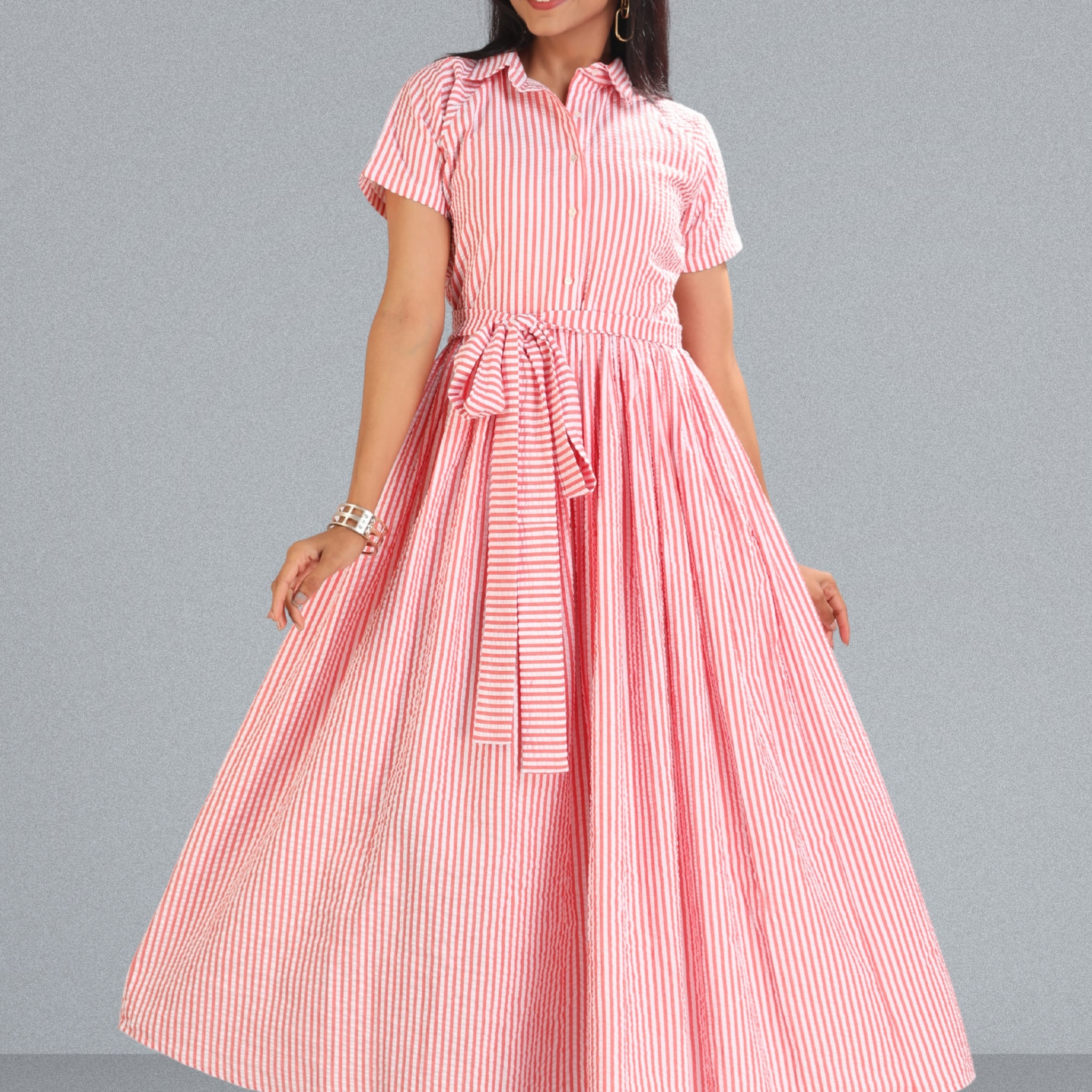 Riviera Stripe Maxi Dress