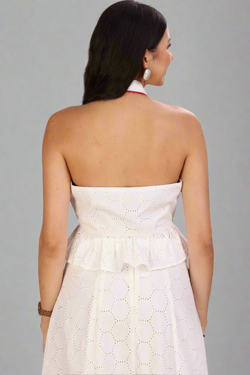 The Cloudlight Peplum Top
